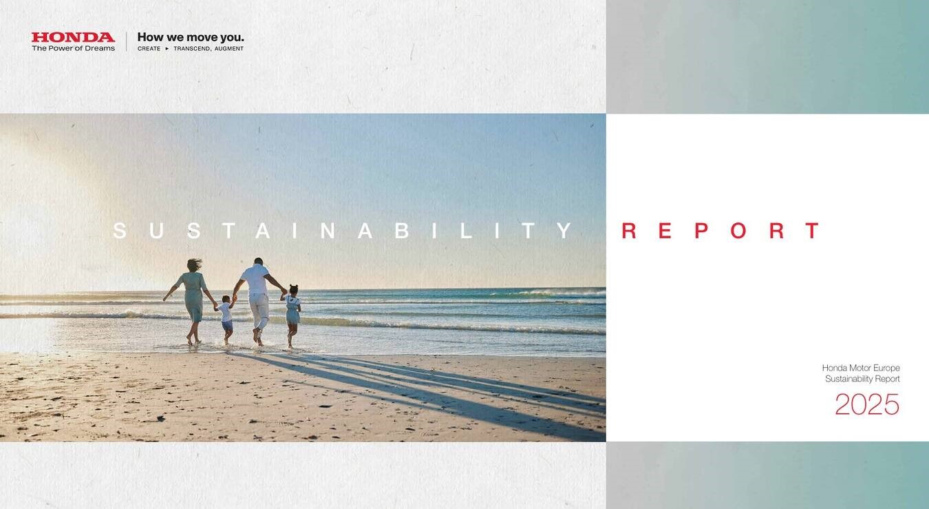 A HONDA BEMUTATJA A 2025. ÉVI EURÓPAI FENNTARTHATÓSÁGI JELENTÉSBEN A KÖRNYEZETI, TÁRSADALMI ÉS VÁLLALATI FELELŐSSÉGVÁLLALÁSÁT