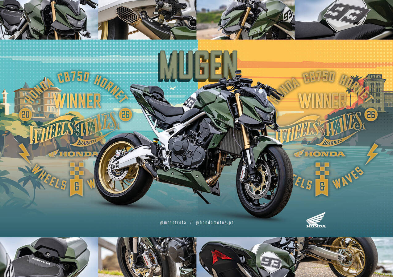 A portugál „Mugen” streetfighter lett a 2026-os Honda Customs „Aszfalt kontra terep” győztese