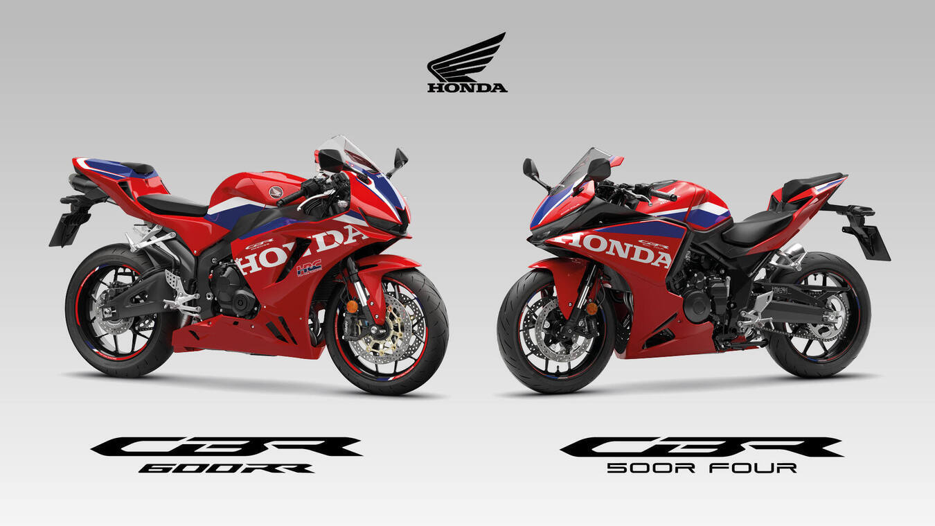 Két négyhengeres szupersportmotor eltérő felfogásban: a vadonatúj CBR500R FOUR és a felfrissített CBR600RR teszi vonzóbbá a Honda 2027-es kínálatát